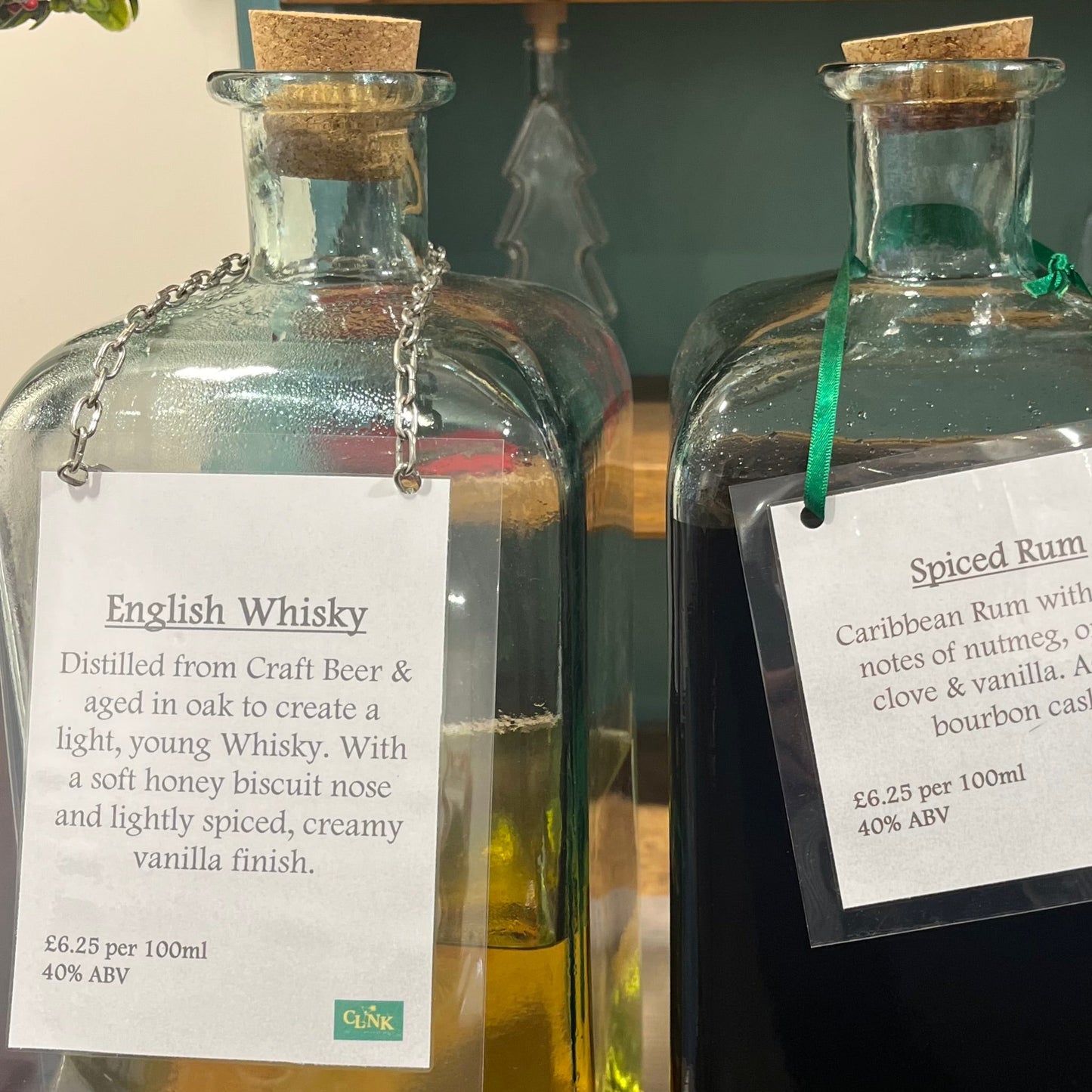 English Whisky 40% ABV